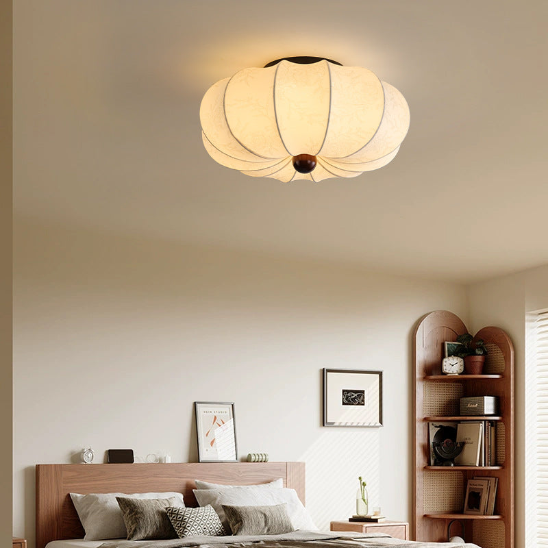 Lampe de Plafond Médiévale en Soie - Élégante et Accueillante pour Votre Intérieur