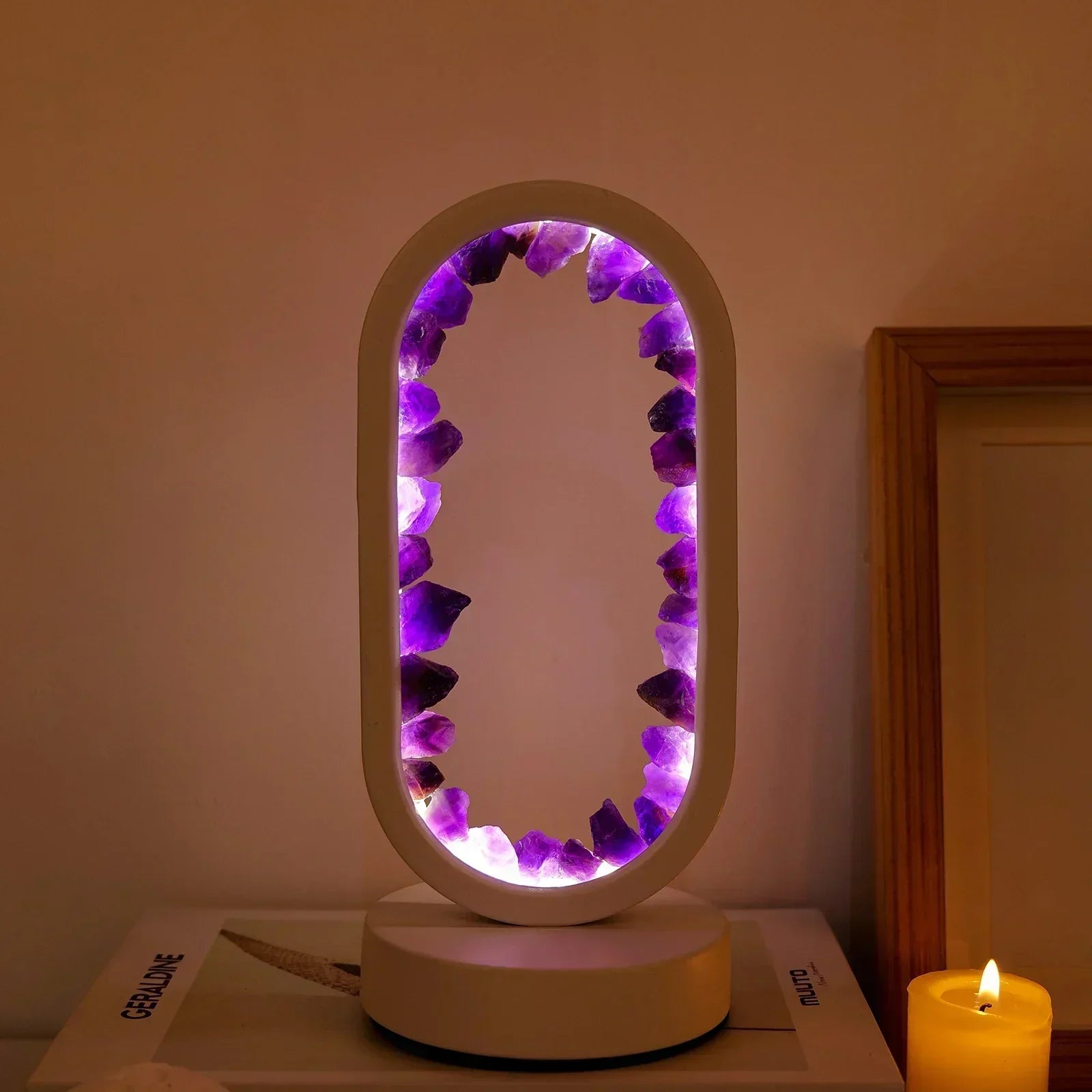 Éclairage Améthyste pour Maison - Atmosphère Relaxante et Élégante