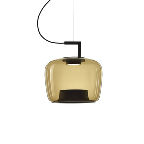 Lampe Suspendue en Verre - Élégance Contemporaine et Atmosphère Chaleureuse