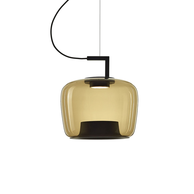 Lampe Suspendue en Verre - Élégance Contemporaine et Atmosphère Chaleureuse