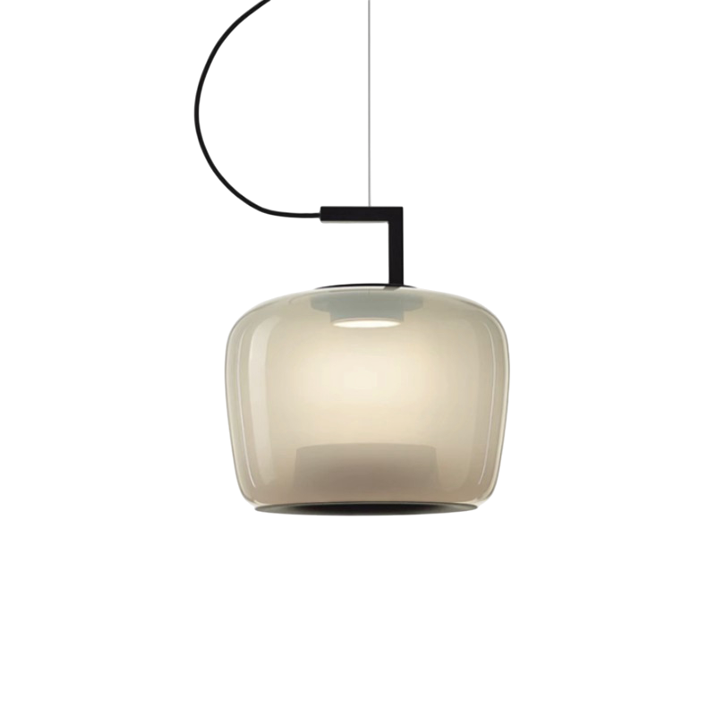 Lampe Suspendue en Verre - Élégance Contemporaine et Atmosphère Chaleureuse