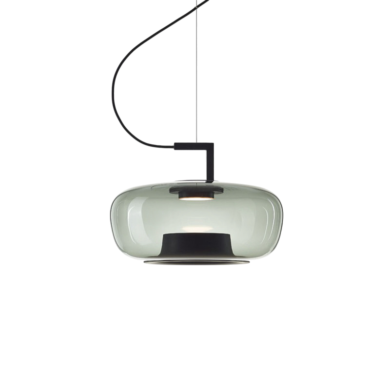Lampe Suspendue en Verre - Élégance Contemporaine et Atmosphère Chaleureuse