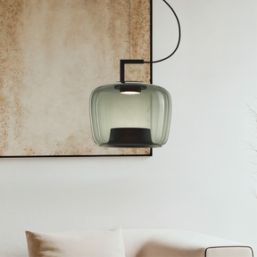 Lampe Suspendue en Verre - Élégance Contemporaine et Atmosphère Chaleureuse