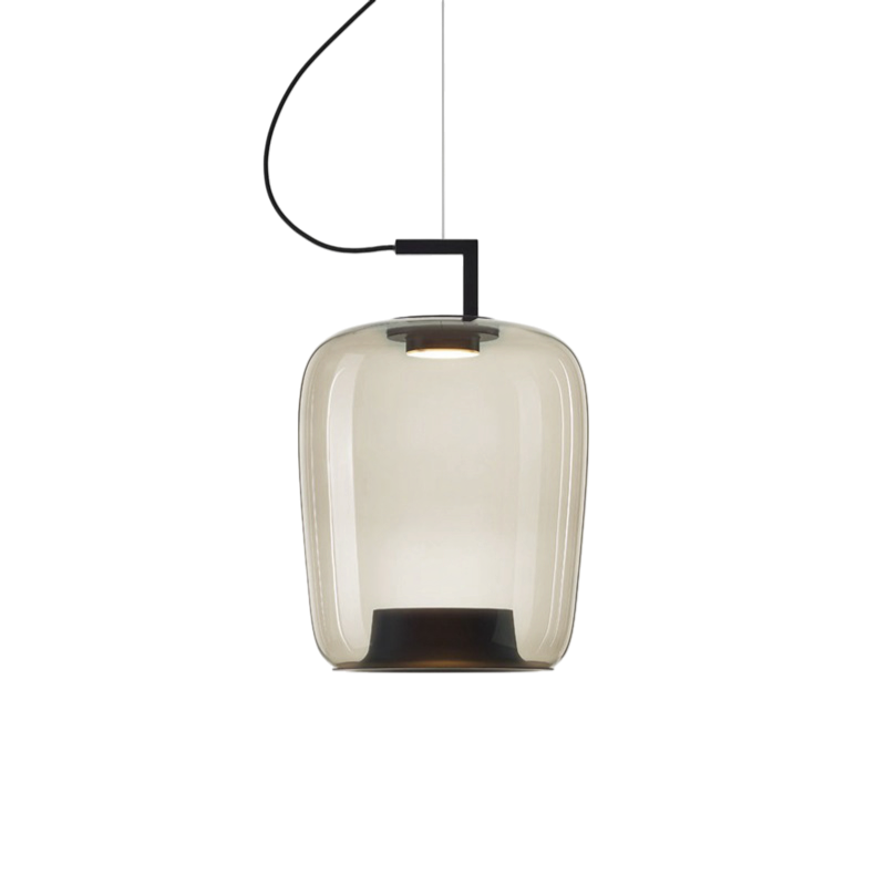 Lampe Suspendue en Verre - Élégance Contemporaine et Atmosphère Chaleureuse
