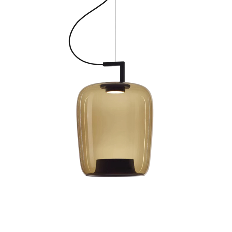 Lampe Suspendue en Verre - Élégance Contemporaine et Atmosphère Chaleureuse