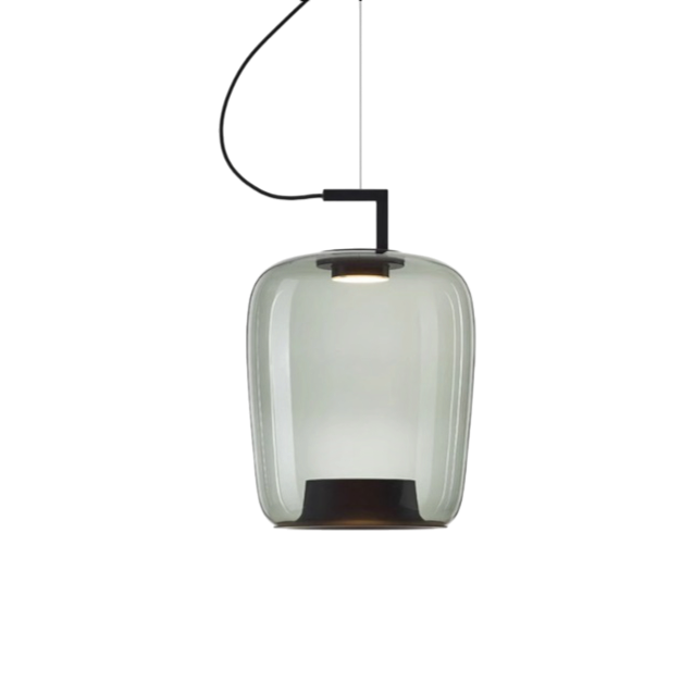 Lampe Suspendue en Verre - Élégance Contemporaine et Atmosphère Chaleureuse