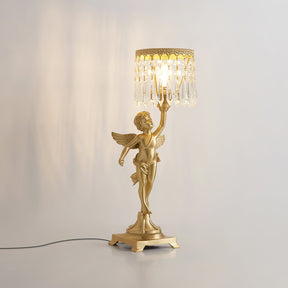 Lampe de Table en Cristal - Éclairage Raffiné et Apaisant