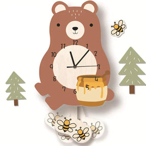 Horloge Murale Interactive pour Enfants - Apprentissage Amusant de l'Heure