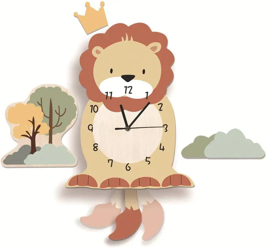 Horloge Murale Interactive pour Enfants - Apprentissage Amusant de l'Heure