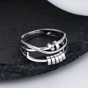 Bague Anti-Anxiété Ajustable - Soulagement du Stress et Équilibre