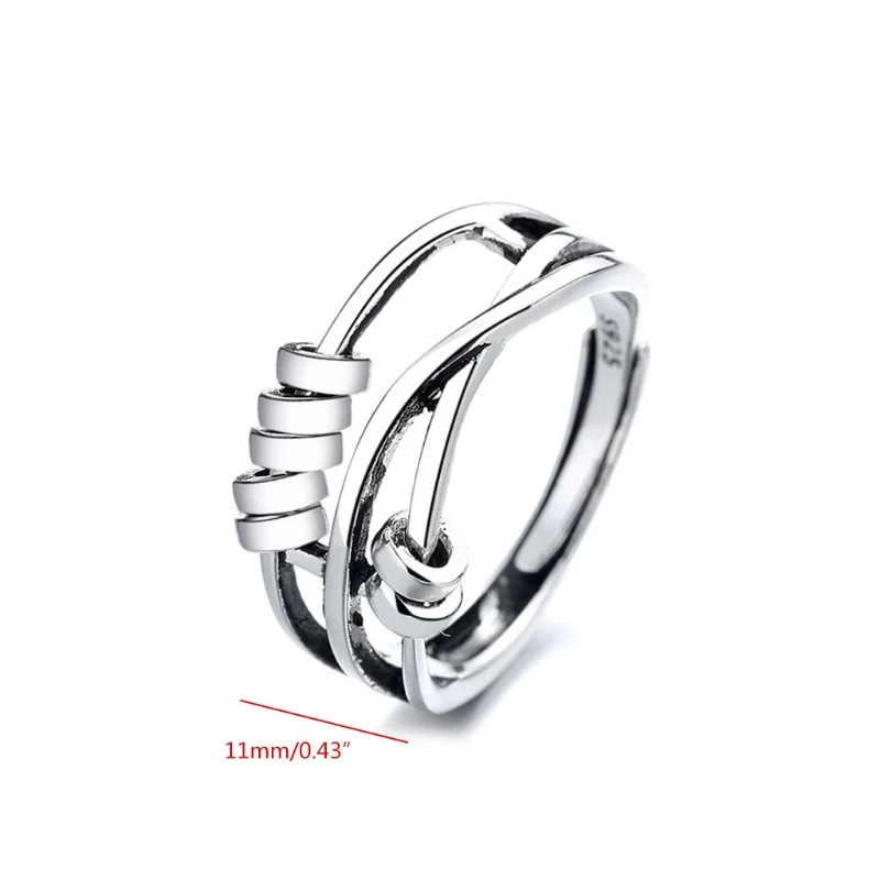Bague Anti-Anxiété Ajustable - Soulagement du Stress et Équilibre