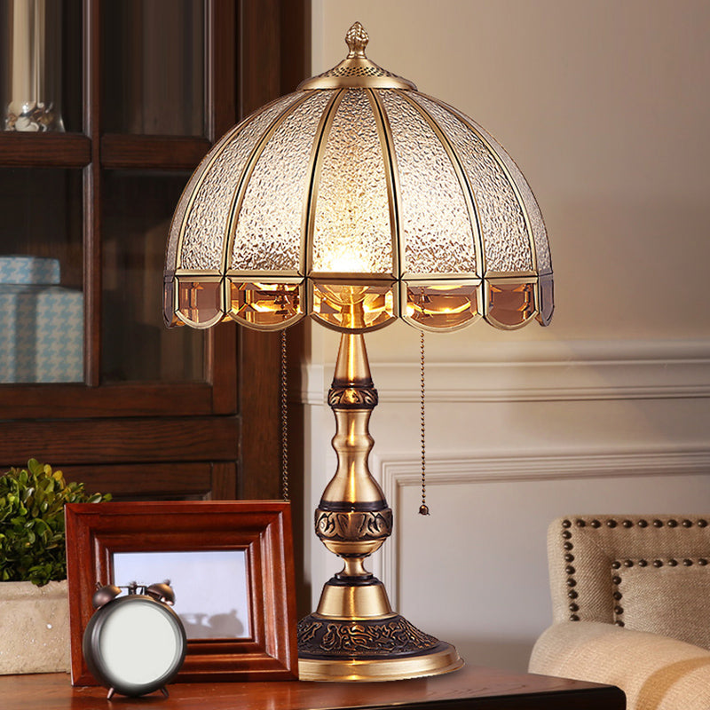 Lampe de Bureau en Bronze Antique - Éclairage Double et Design Traditionnel