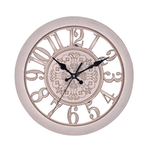 Horloge Murale Rétro Vintage - Ambiance Élégante avec Grands Chiffres