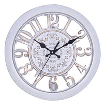 Horloge Murale Rétro Vintage - Ambiance Élégante avec Grands Chiffres