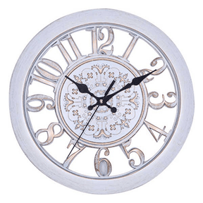 Horloge Murale Rétro Vintage - Ambiance Élégante avec Grands Chiffres