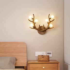 Applique Murale en Forme de Cerf - Éclairage Élégant et Naturel