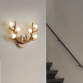 Applique Murale en Forme de Cerf - Éclairage Élégant et Naturel