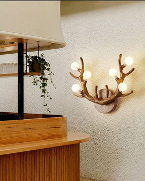 Applique Murale en Forme de Cerf - Éclairage Élégant et Naturel