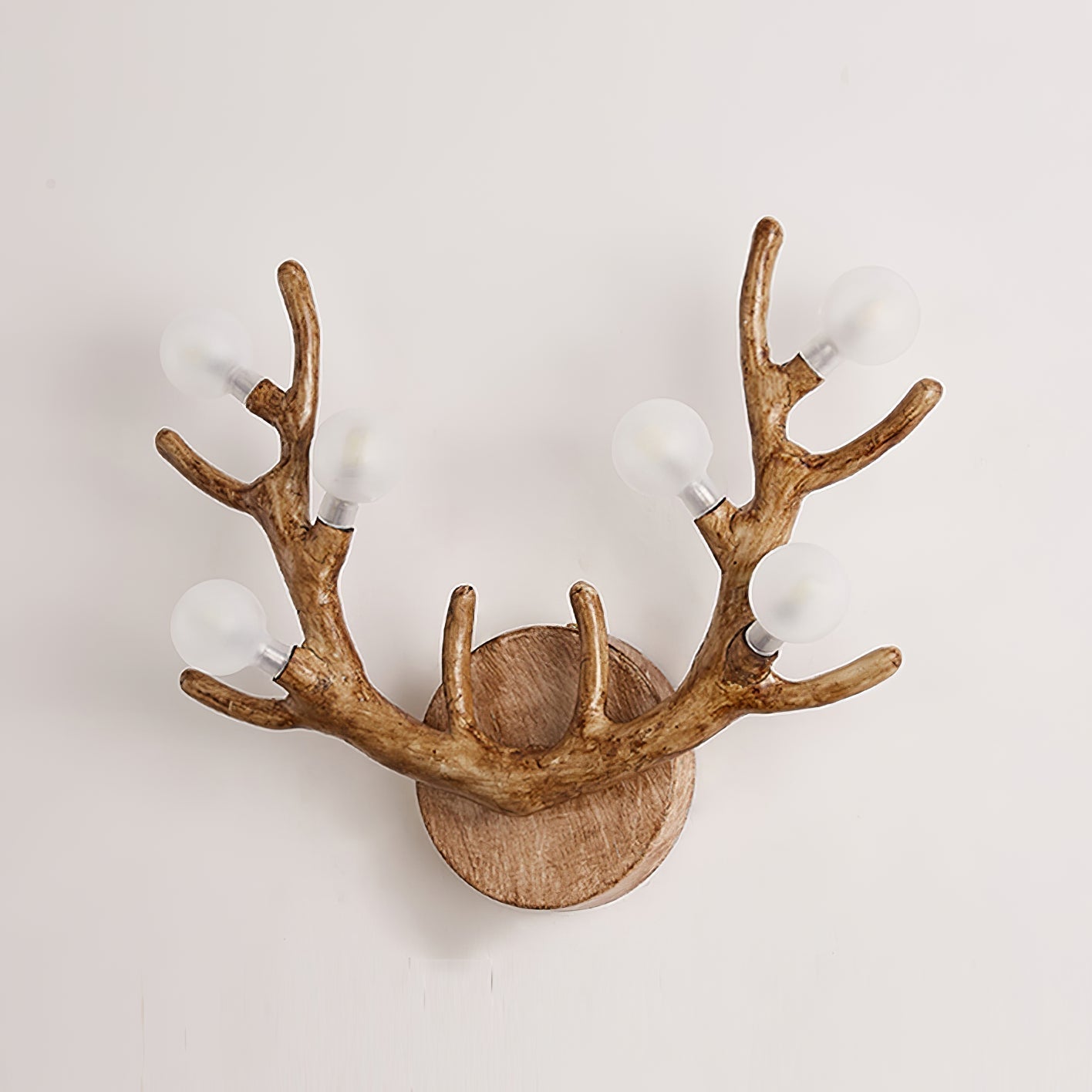 Applique Murale en Forme de Cerf - Éclairage Élégant et Naturel