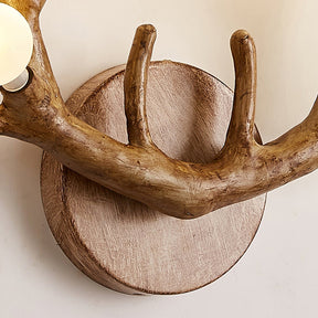 Applique Murale en Forme de Cerf - Éclairage Élégant et Naturel