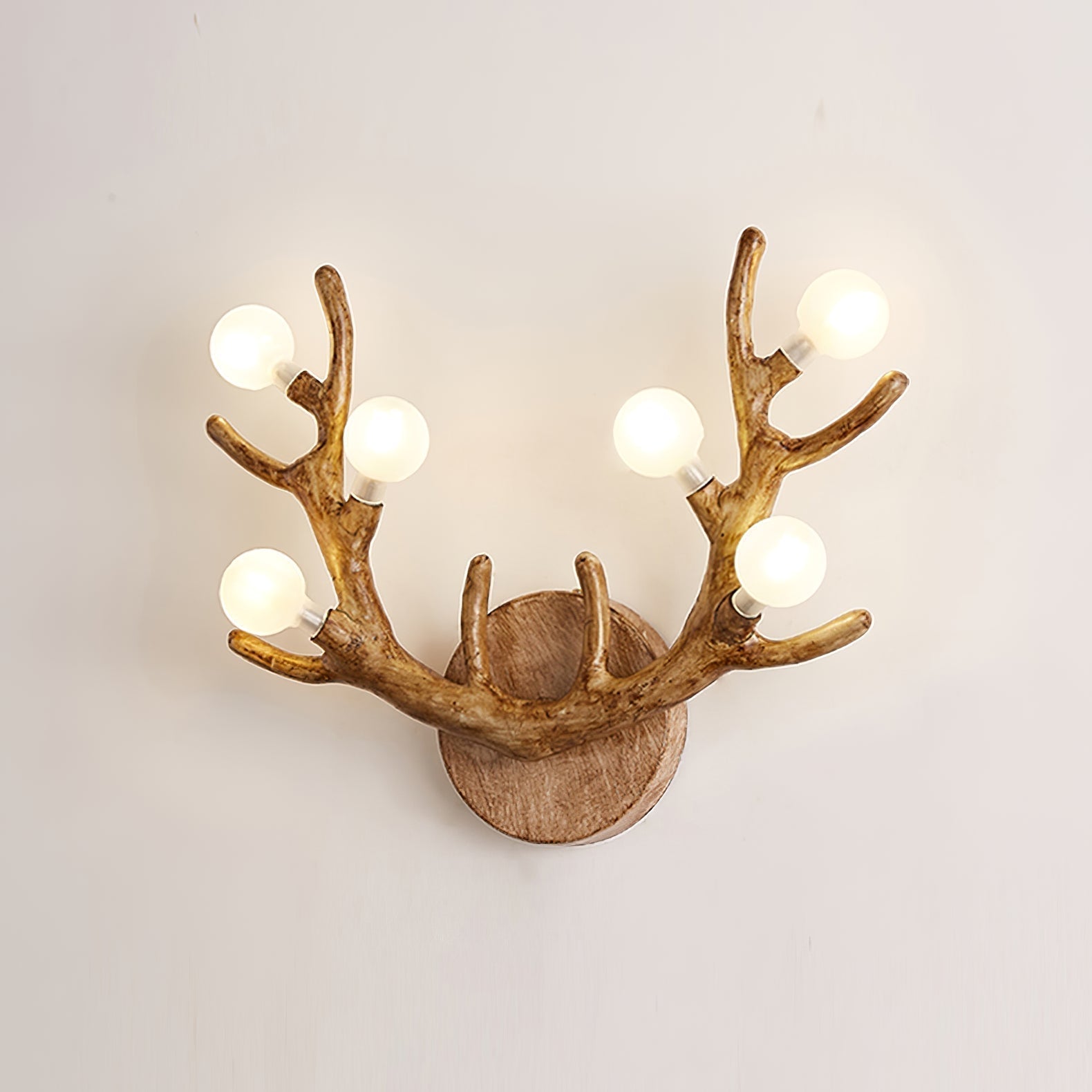 Applique Murale en Forme de Cerf - Éclairage Élégant et Naturel