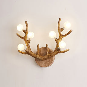 Applique Murale en Forme de Cerf - Éclairage Élégant et Naturel