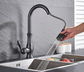 Robinet de Cuisine Rétractable - Élégance et Flexibilité Pratiques