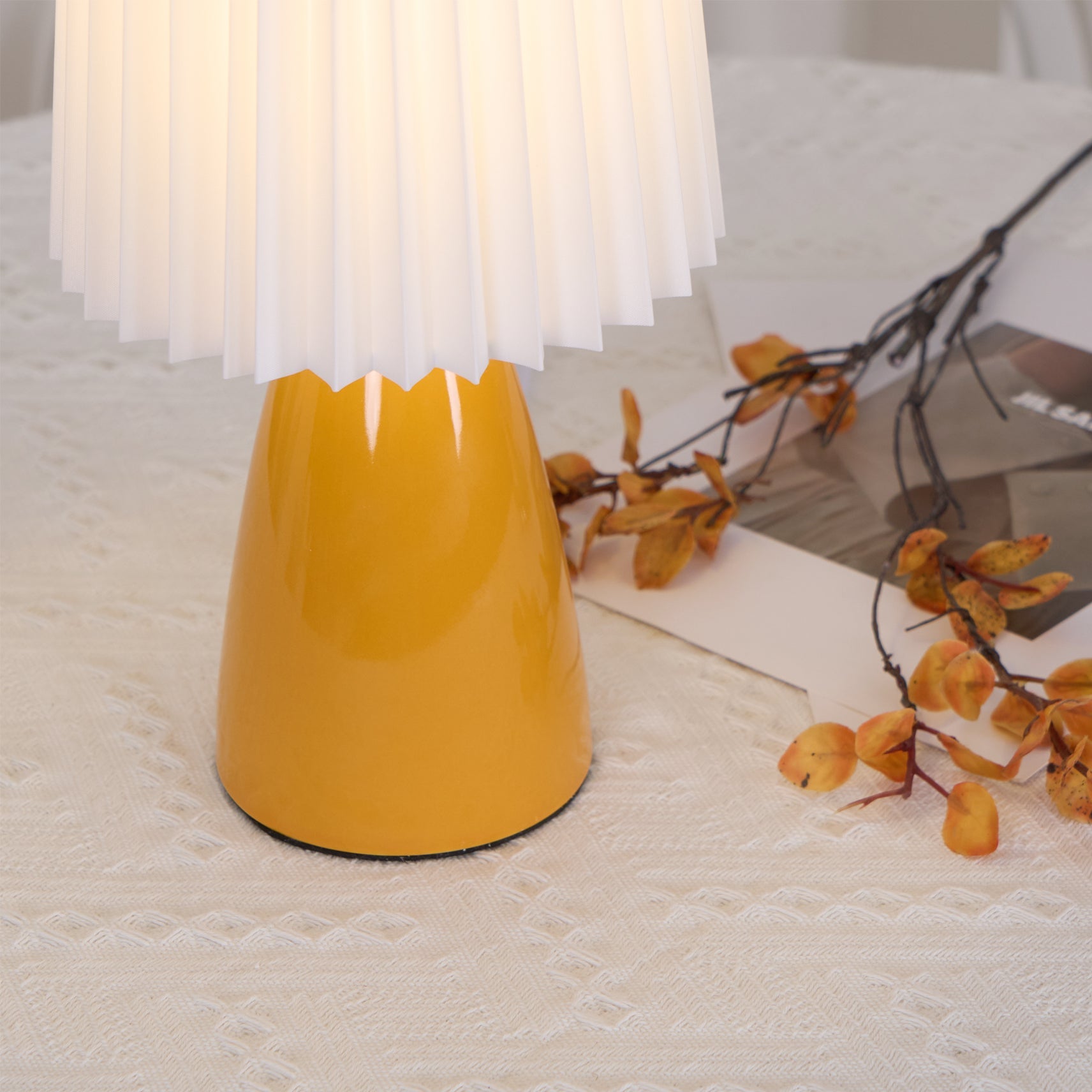 Lampe de Bureau Élégante en Céramique - Éclairage Chaleureux et Design Raffiné