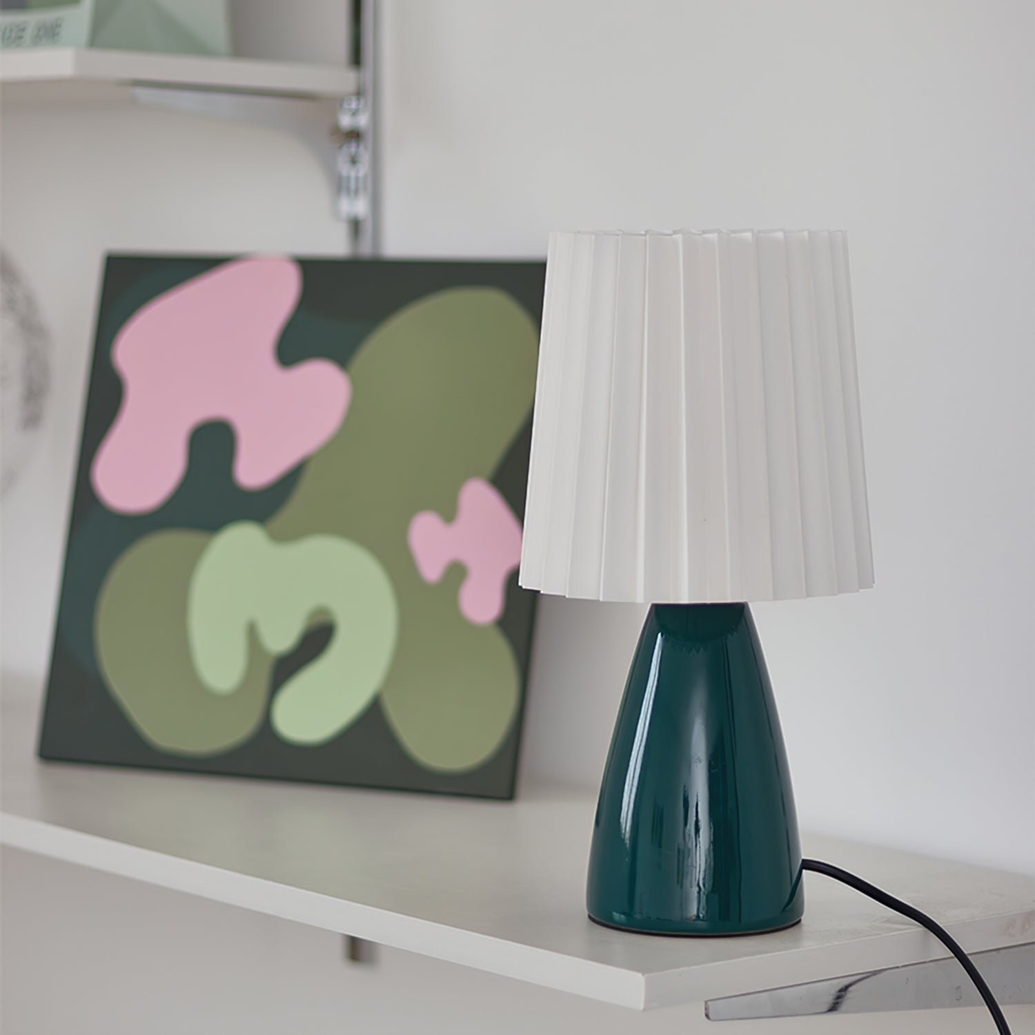 Lampe de Bureau Élégante en Céramique - Éclairage Chaleureux et Design Raffiné