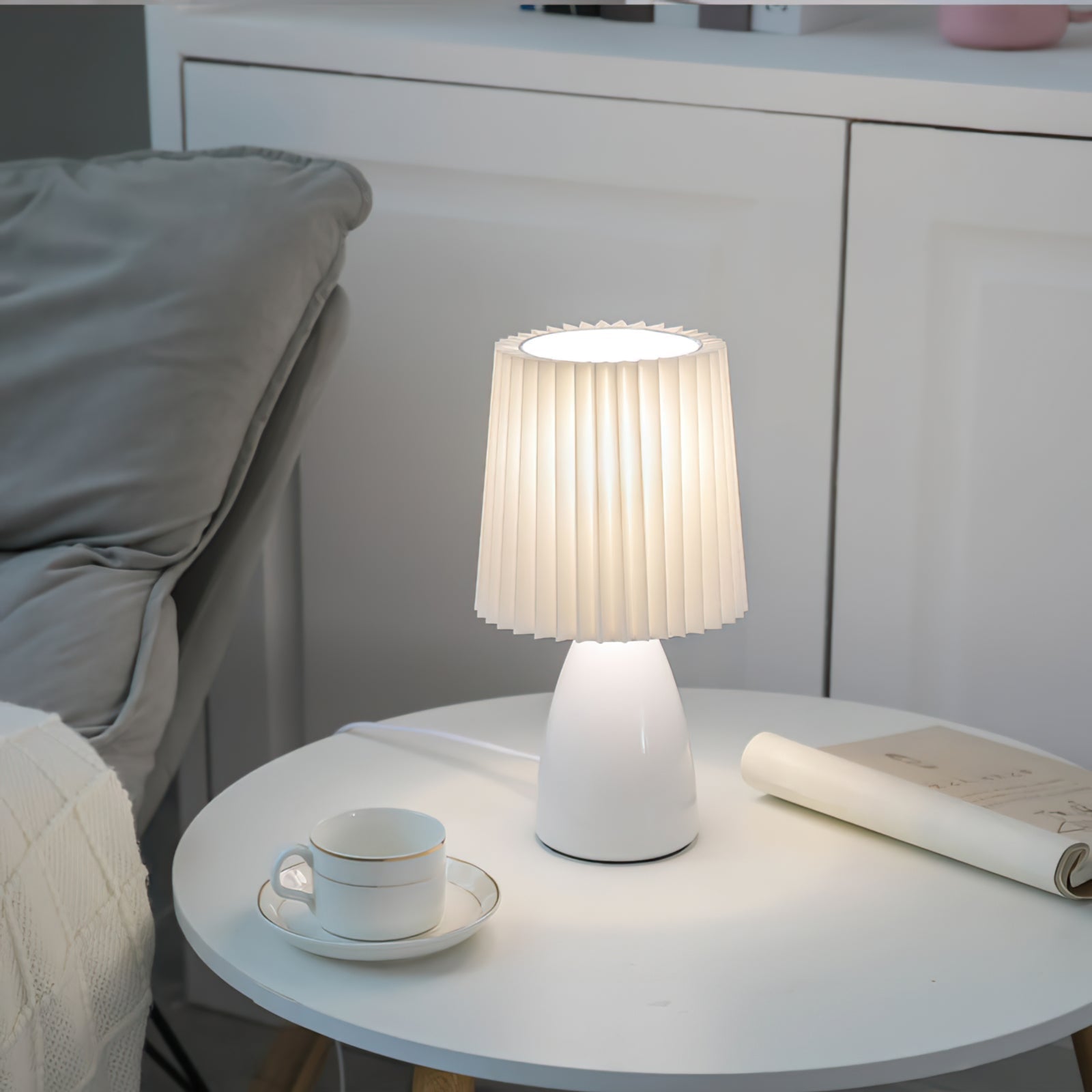 Lampe de Bureau Élégante en Céramique - Éclairage Chaleureux et Design Raffiné