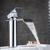 Robinet de Lavabo en Laiton - Effet Cascade pour Salle de Bain Élégante