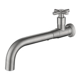 Robinet de Salle de Bain Monté au Mur - Design Épuré en Acier Inoxydable