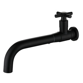 Robinet de Salle de Bain Monté au Mur - Design Épuré en Acier Inoxydable