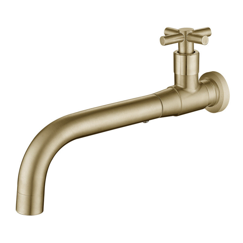 Robinet de Salle de Bain Monté au Mur - Design Épuré en Acier Inoxydable