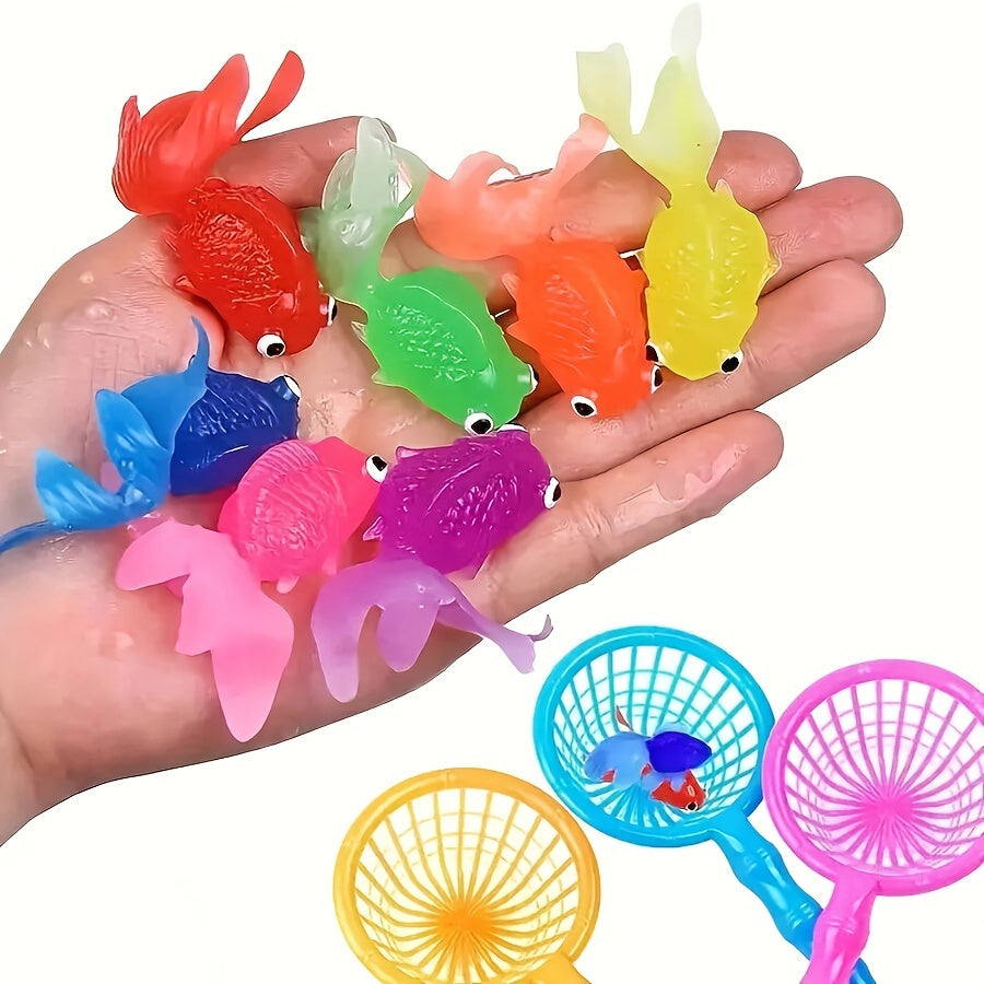 Jouets de Bain Flottants en Caoutchouc - Pack de 12 Animaux Colorés pour Tout-Petits