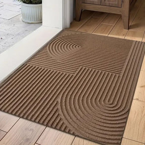 Tapis de Porte Absorbant en Microfibre | Design Élégant avec Dos Antidérapant