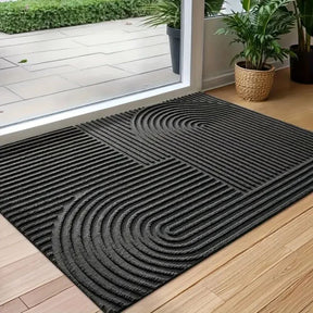 Tapis de Porte Absorbant en Microfibre | Design Élégant avec Dos Antidérapant