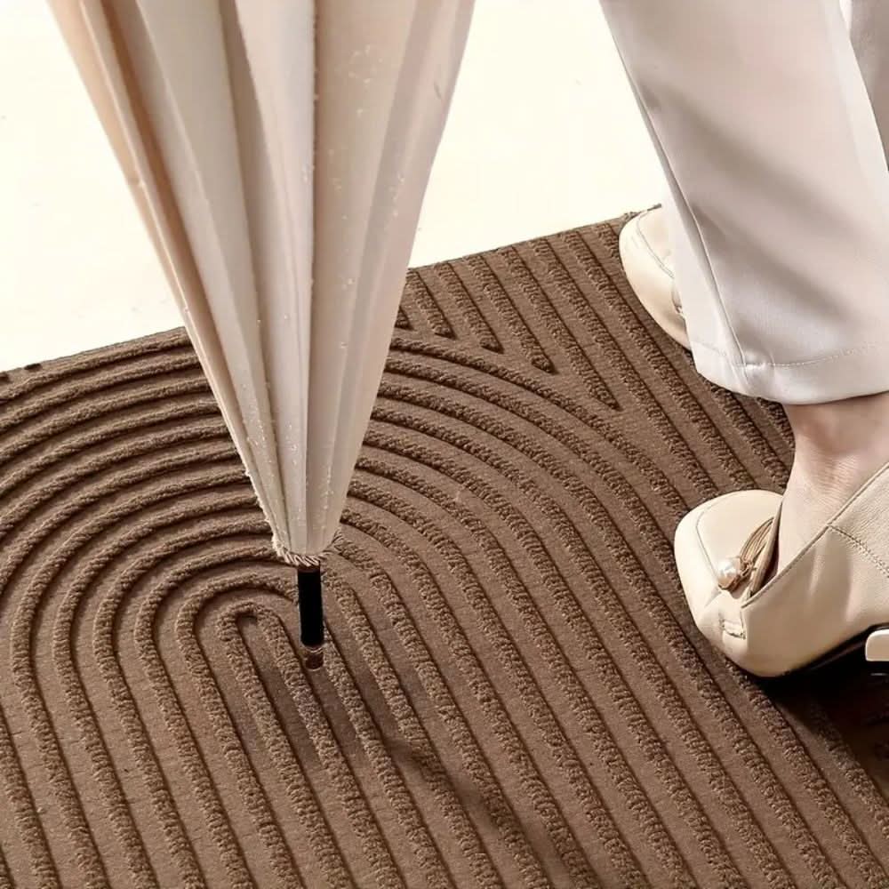 Tapis de Porte Absorbant en Microfibre | Design Élégant avec Dos Antidérapant