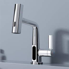 Robinet de Cuisine Intelligent - Affichage Numérique et Rotation 360°