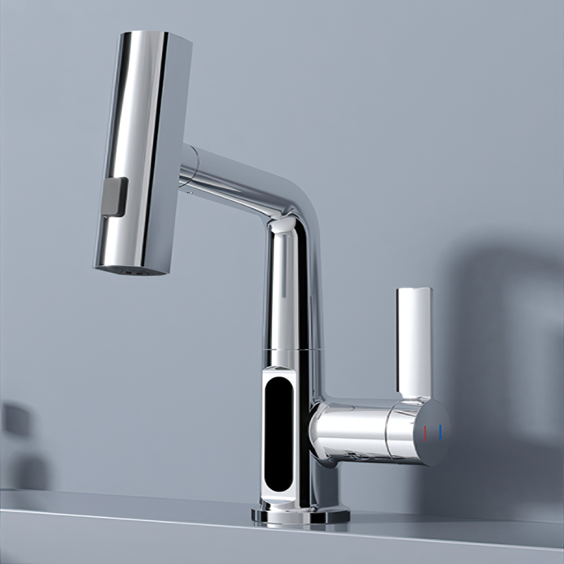 Robinet de Cuisine Intelligent - Affichage Numérique et Rotation 360°