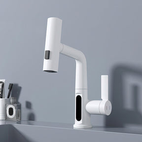Robinet de Cuisine Intelligent - Affichage Numérique et Rotation 360°