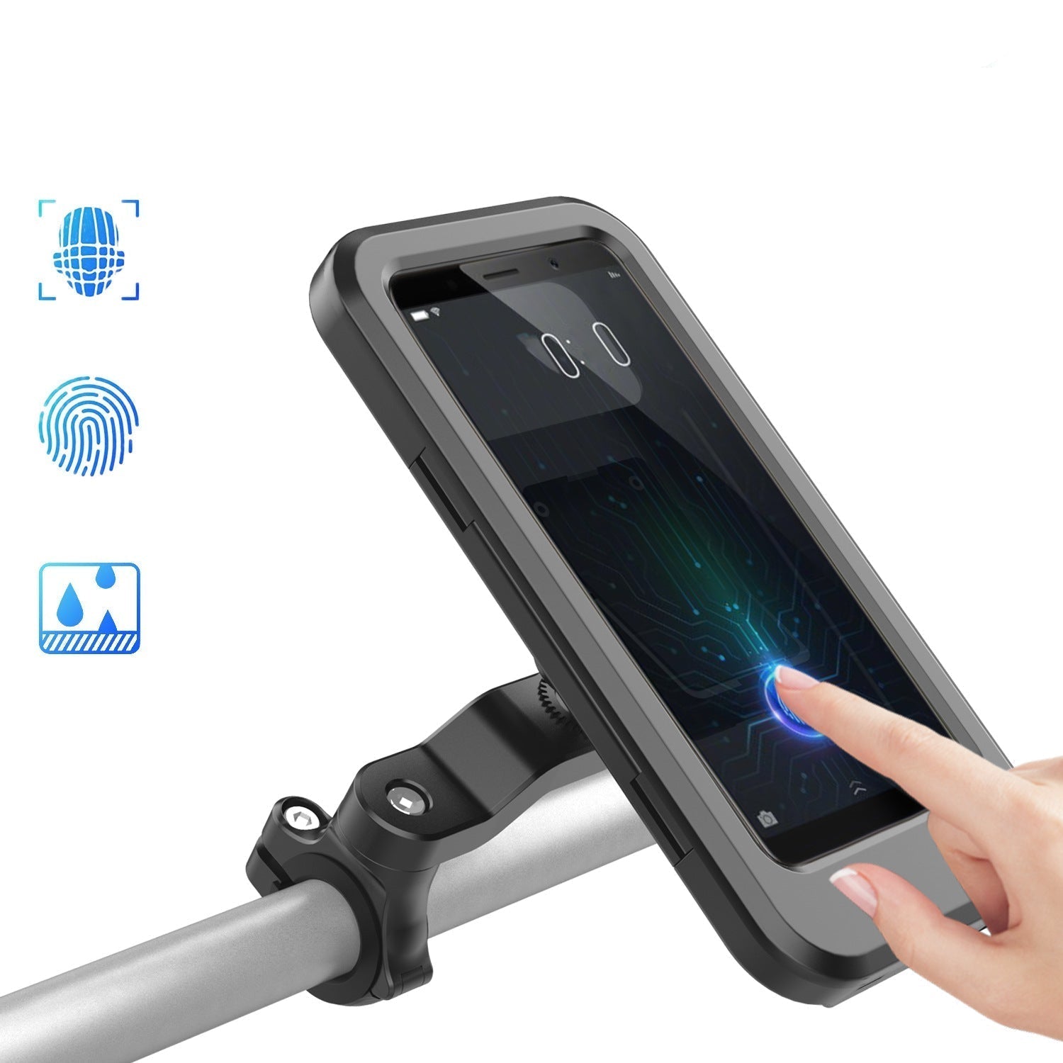 Support de Téléphone de Vélo Étanche - Chargement USB Rapide et Pratique