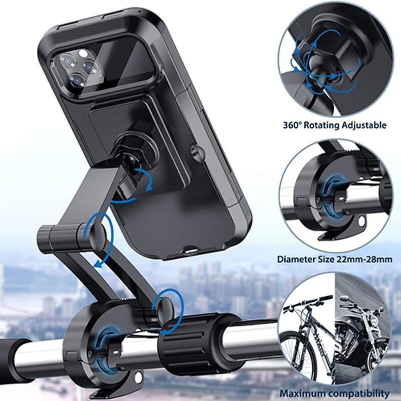 Support de Téléphone de Vélo Étanche - Chargement USB Rapide et Pratique