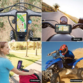 Support de Téléphone de Vélo Étanche - Chargement USB Rapide et Pratique