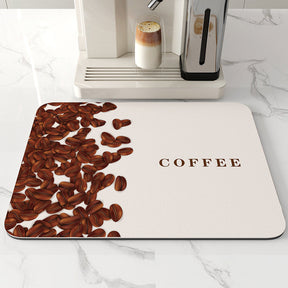 Tapis de Séchage Cuisine Antidérapant - Absorption Rapide et Facile à Nettoyer