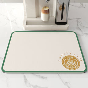 Tapis de Séchage Cuisine Antidérapant - Absorption Rapide et Facile à Nettoyer