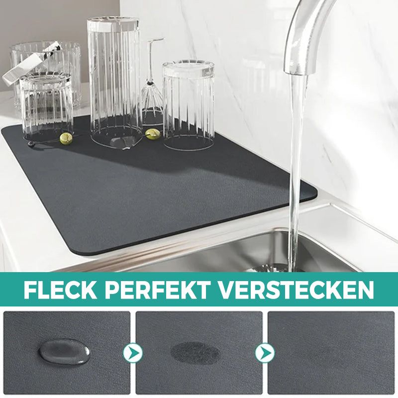 Tapis de Séchage Cuisine Antidérapant - Absorption Rapide et Facile à Nettoyer