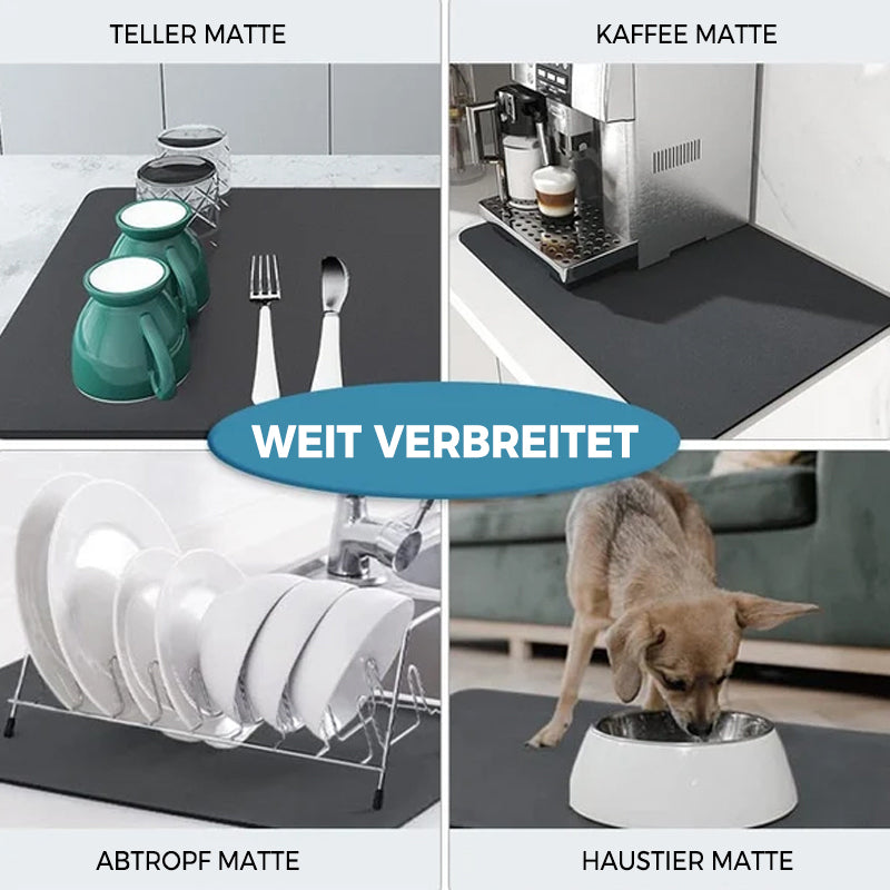 Tapis de Séchage Cuisine Antidérapant - Absorption Rapide et Facile à Nettoyer