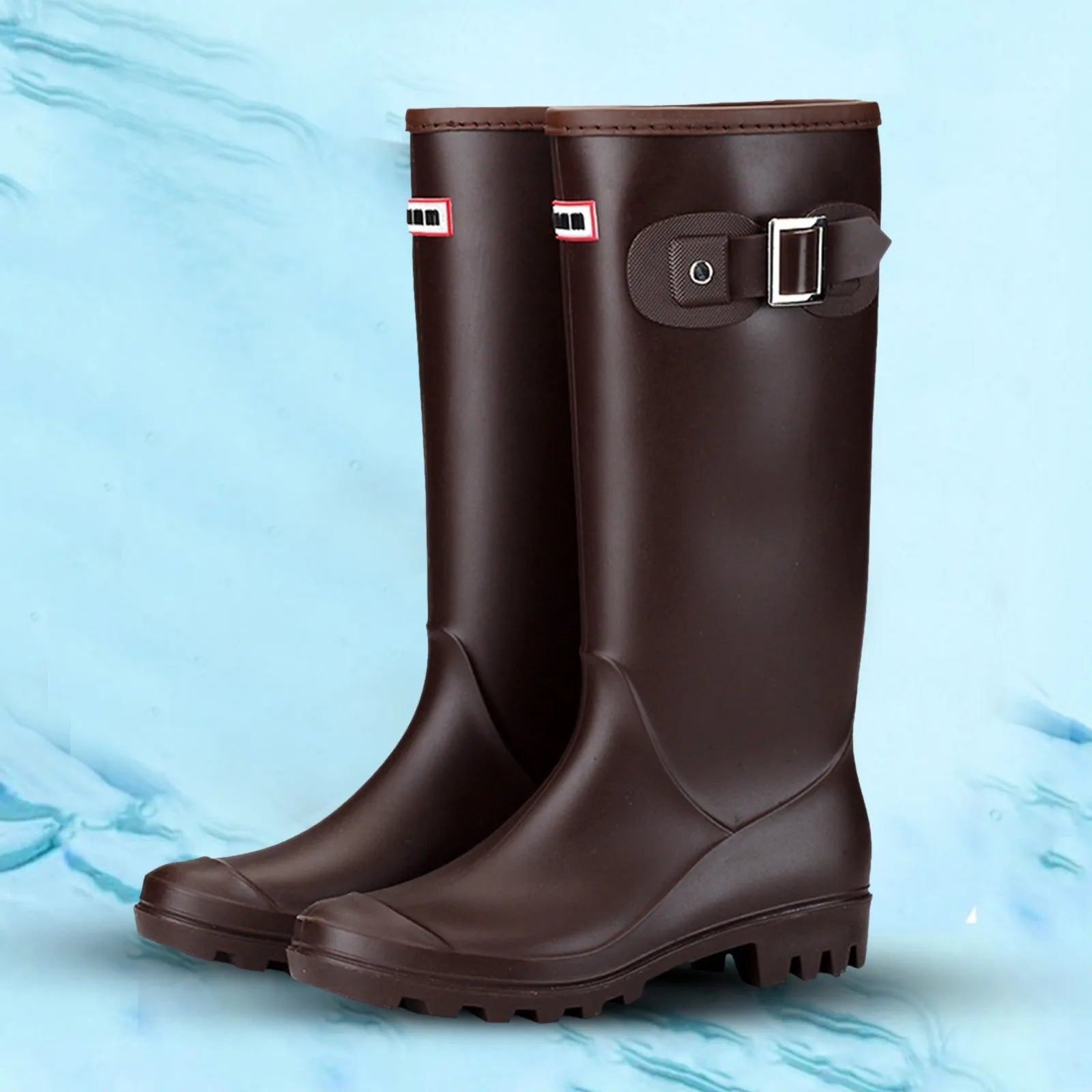 Bottes de Pluie Imperméables pour Femmes - Élégantes et Pratiques avec Fermeture Éclair