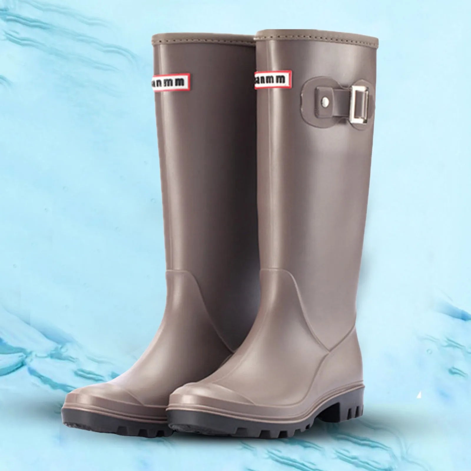 Bottes de Pluie Imperméables pour Femmes - Élégantes et Pratiques avec Fermeture Éclair